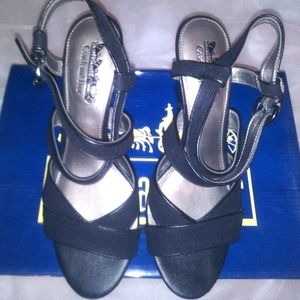 Black "Alexis" Coach & Four High Heels